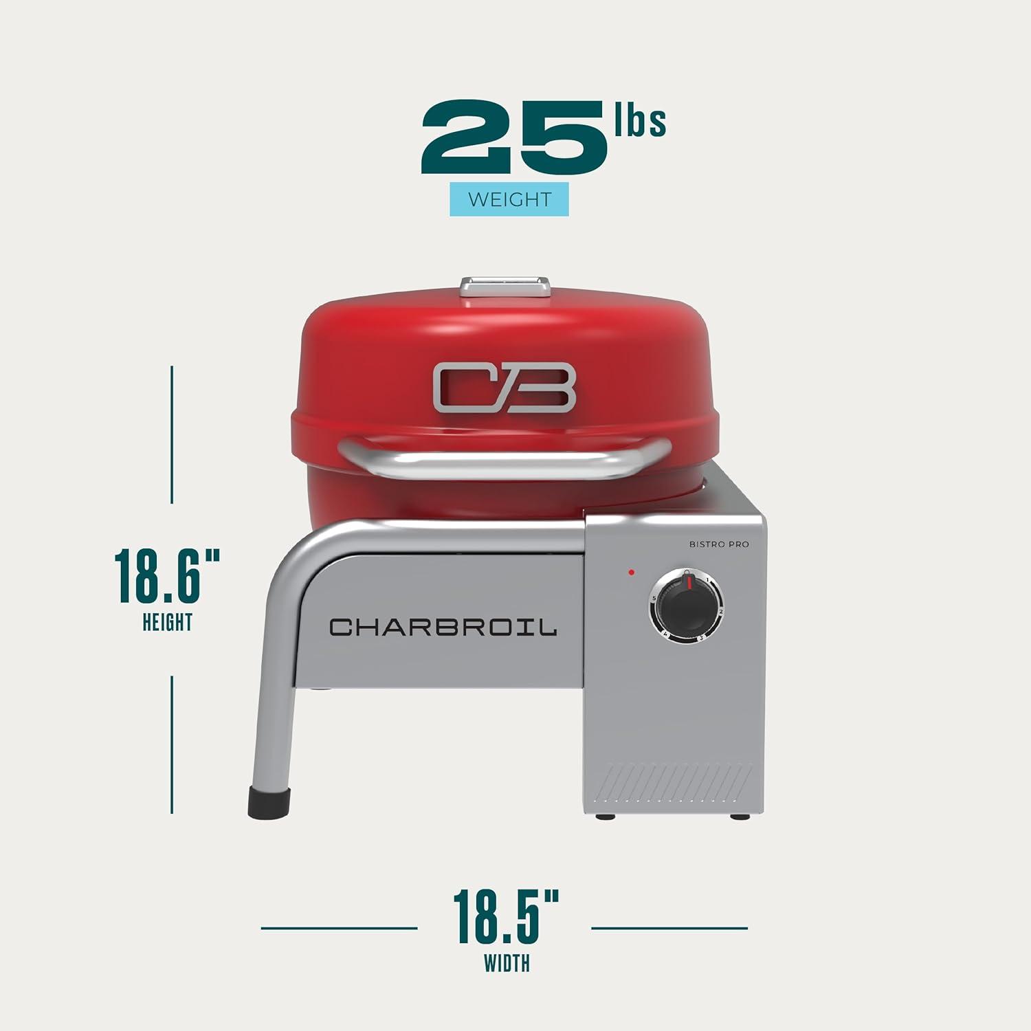imageBistro Pro Tabletop Electric Grill Red 25302150Red
