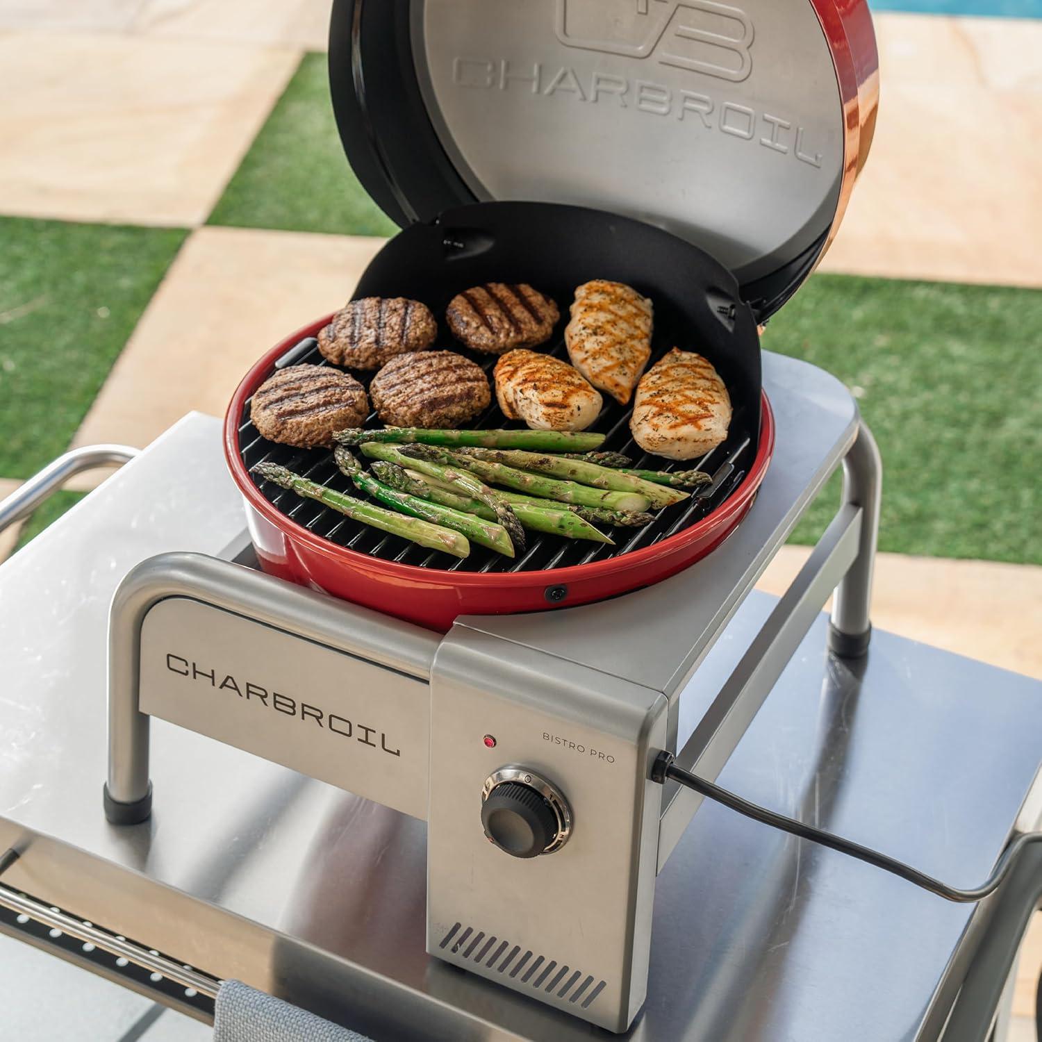 imageBistro Pro Tabletop Electric Grill Red 25302150Red
