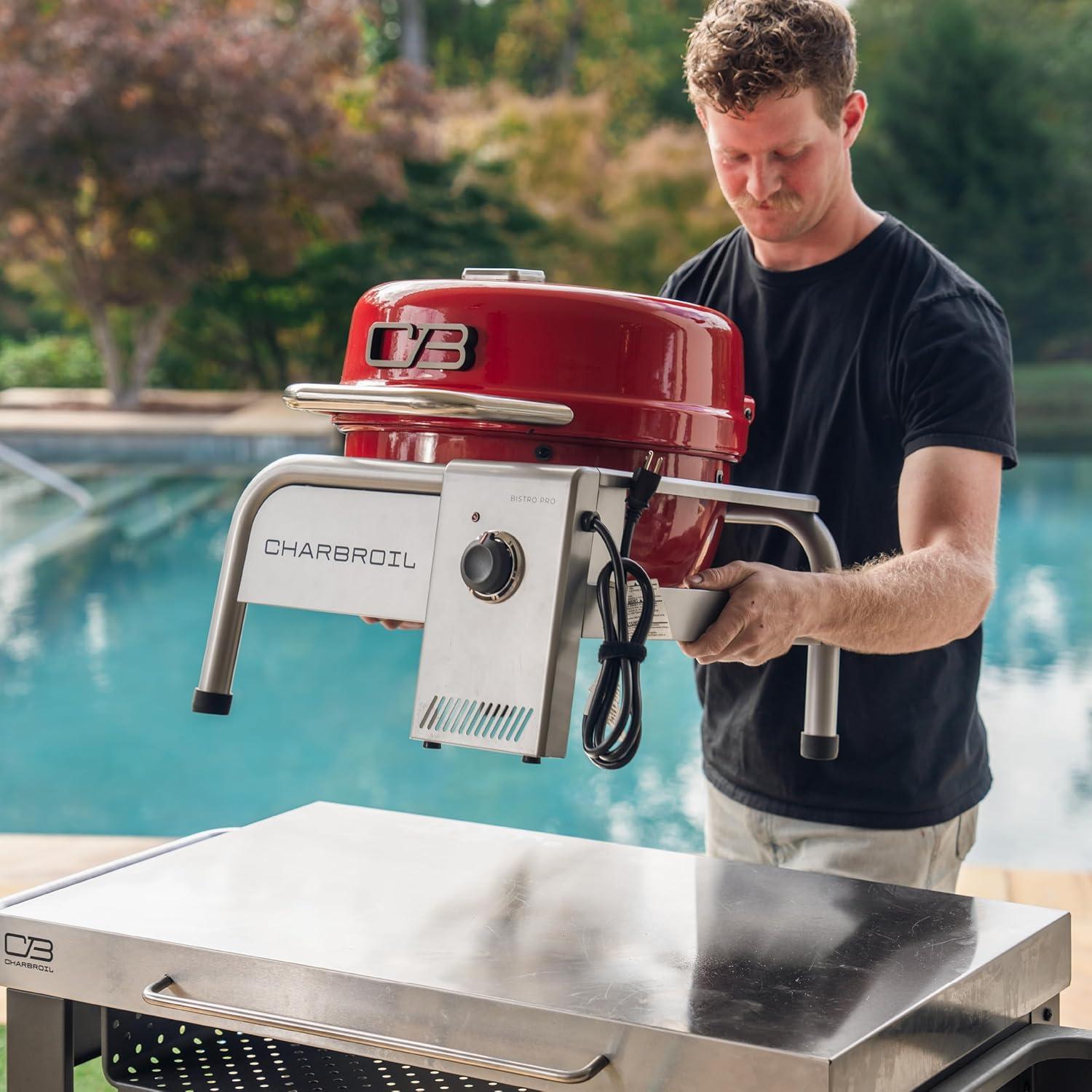 imageBistro Pro Tabletop Electric Grill Red 25302150Red