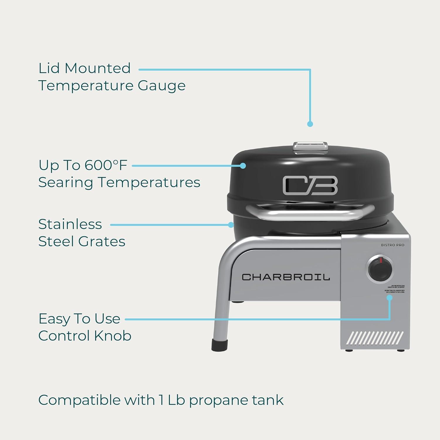 imageBistro Pro Tabletop Gas Grill Black 25302162