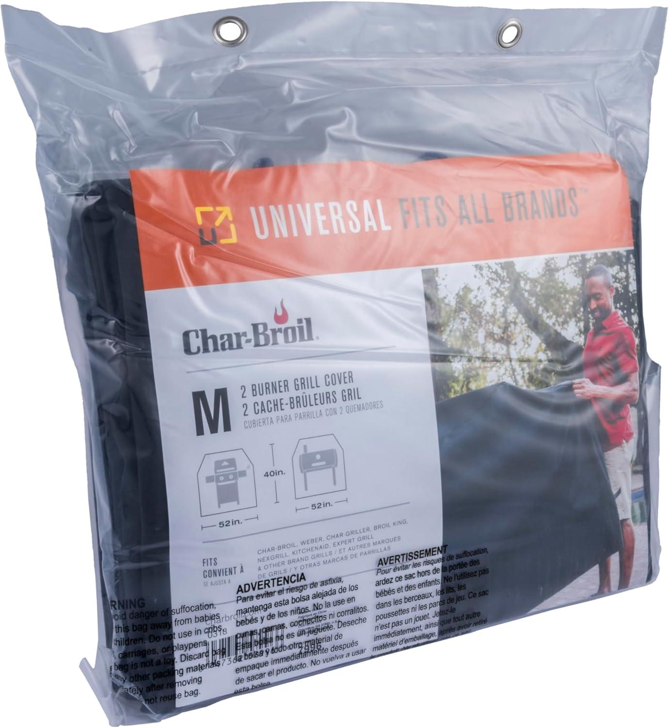 imageCharBroil 2 Burner Medium Basic Grill CoverMedium 2 Burner
