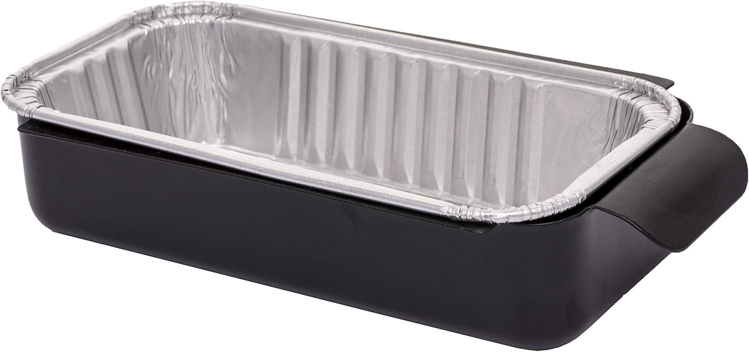 imageCharBroil 22652143 Edge Electric Grill amp 9328812P06 Aluminum Disposable Grill Drip pan 10Pack Silver