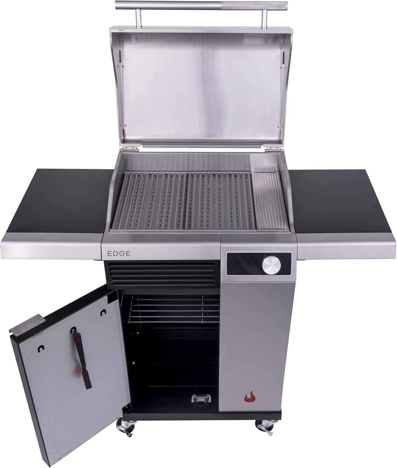 imageCharBroil 22652143 Edge Electric Grill amp 9328812P06 Aluminum Disposable Grill Drip pan 10Pack Silver
