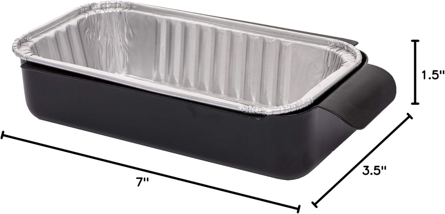 imageCharBroil 22652143 Edge Electric Grill amp 9328812P06 Aluminum Disposable Grill Drip pan 10Pack Silver