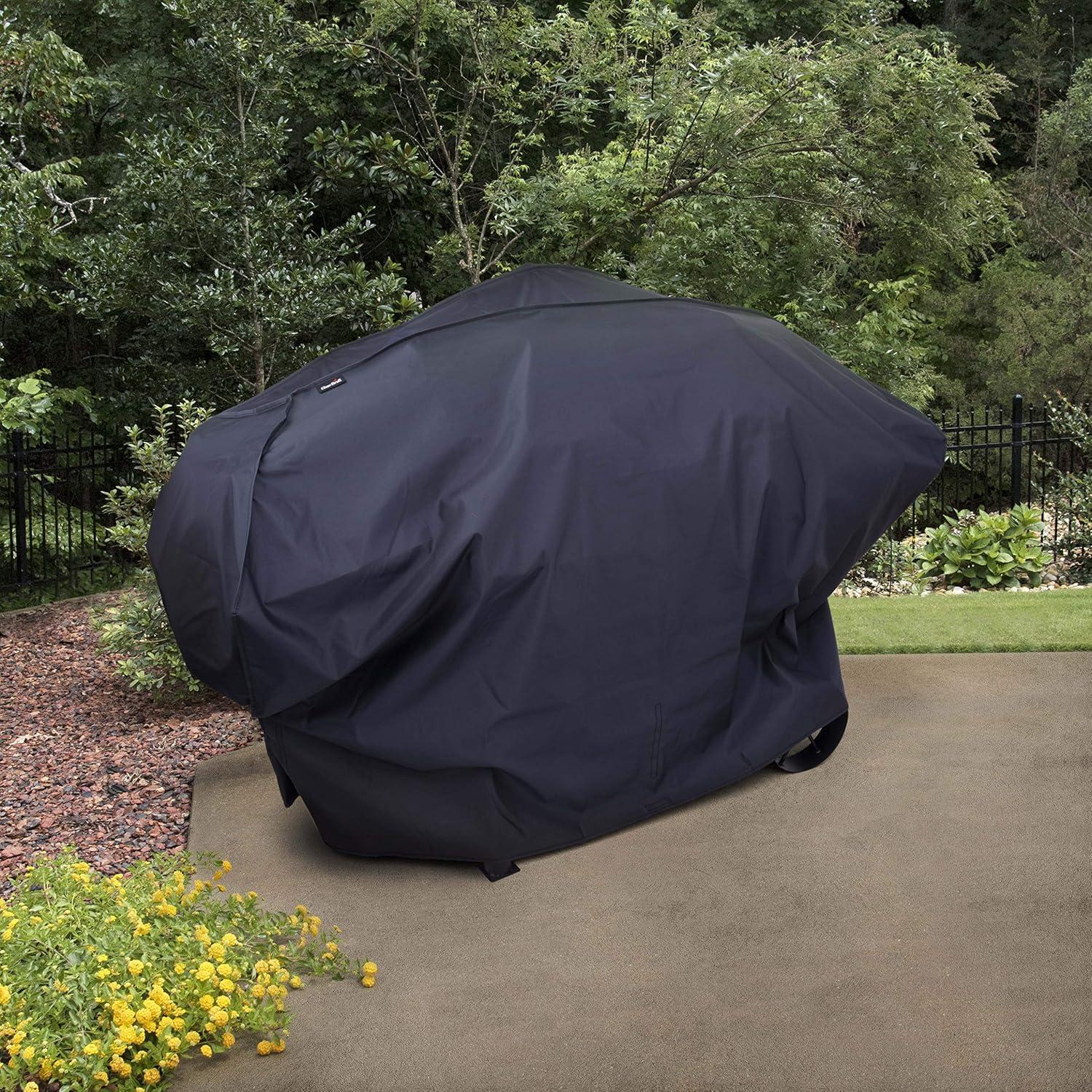 imageCharBroil 2346444P04 55inch Large Smoker Cover BlackXXLarge