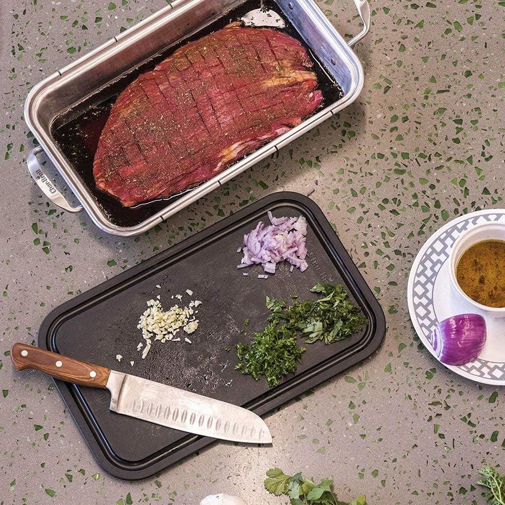 imageCharBroil 3526981P04 Grill Plus Roasting Pan amp Cutting Board Silver