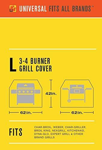 imageCharBroil 4965580P04 Performance Grill Cover 34 Burner Large black34 Burner Large Tan