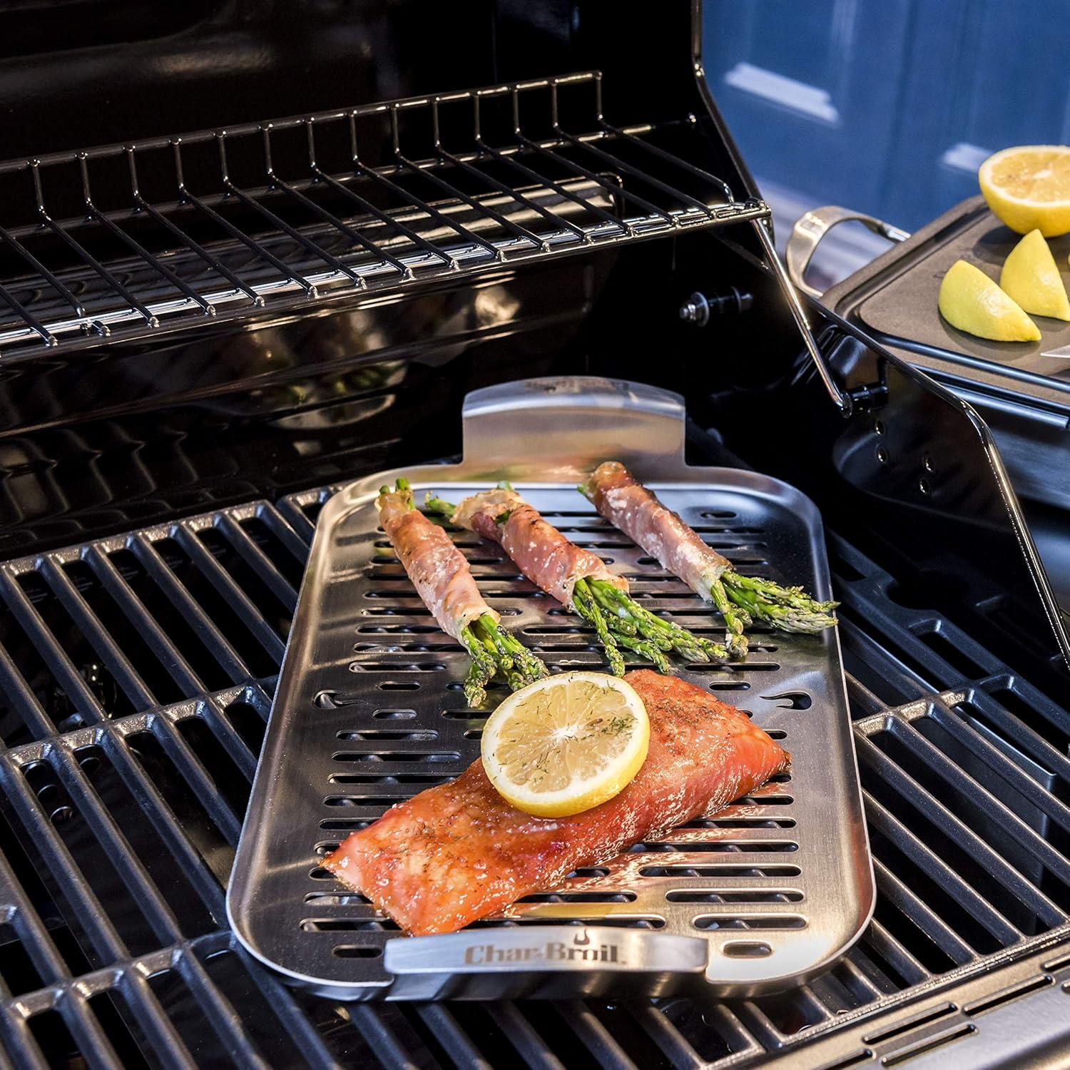 imageCharBroil 5799314R06 Grill Plus Topper Silver 844Lx1401W