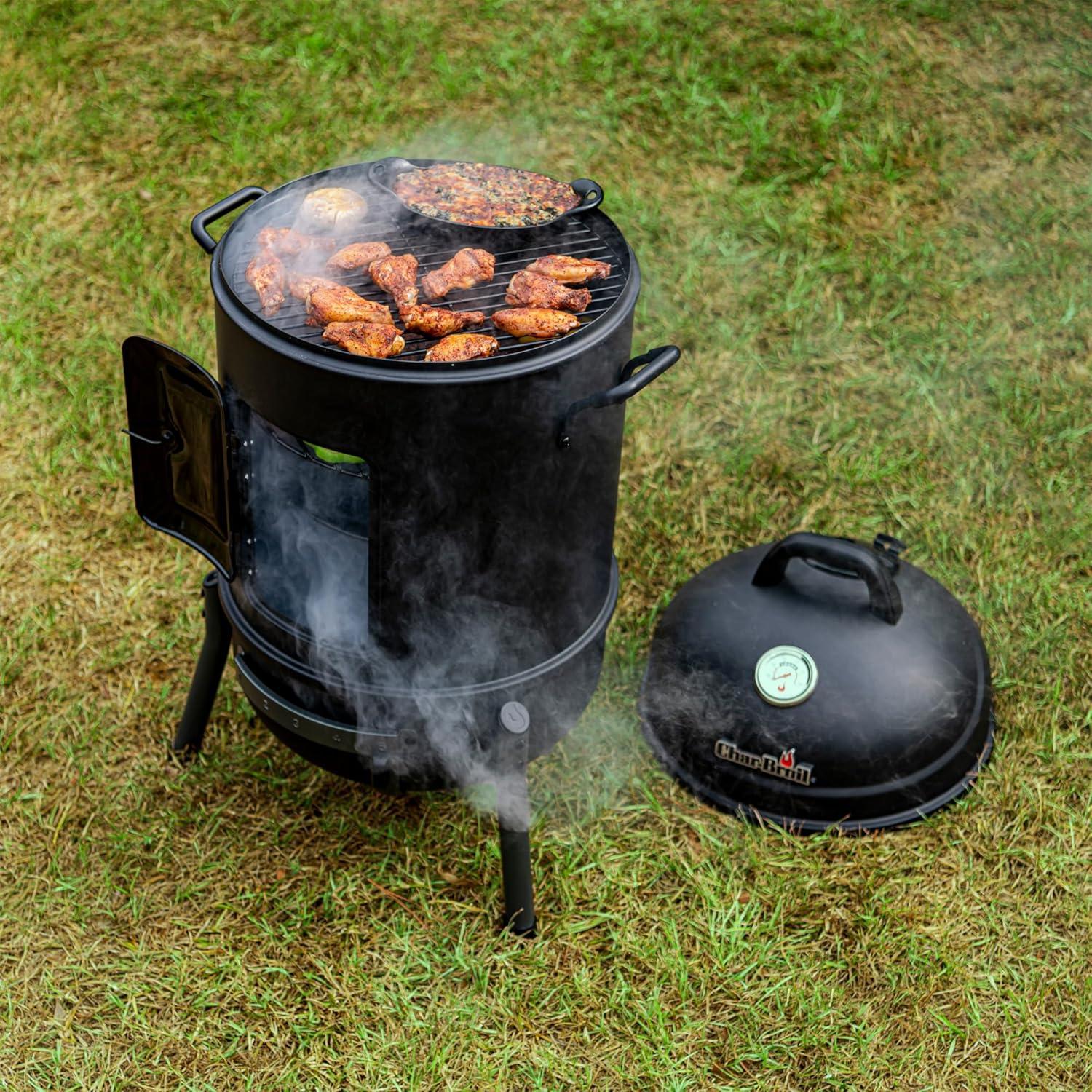 imageCharBroil Bullet Charcoal Smoker 16 18202075Black16