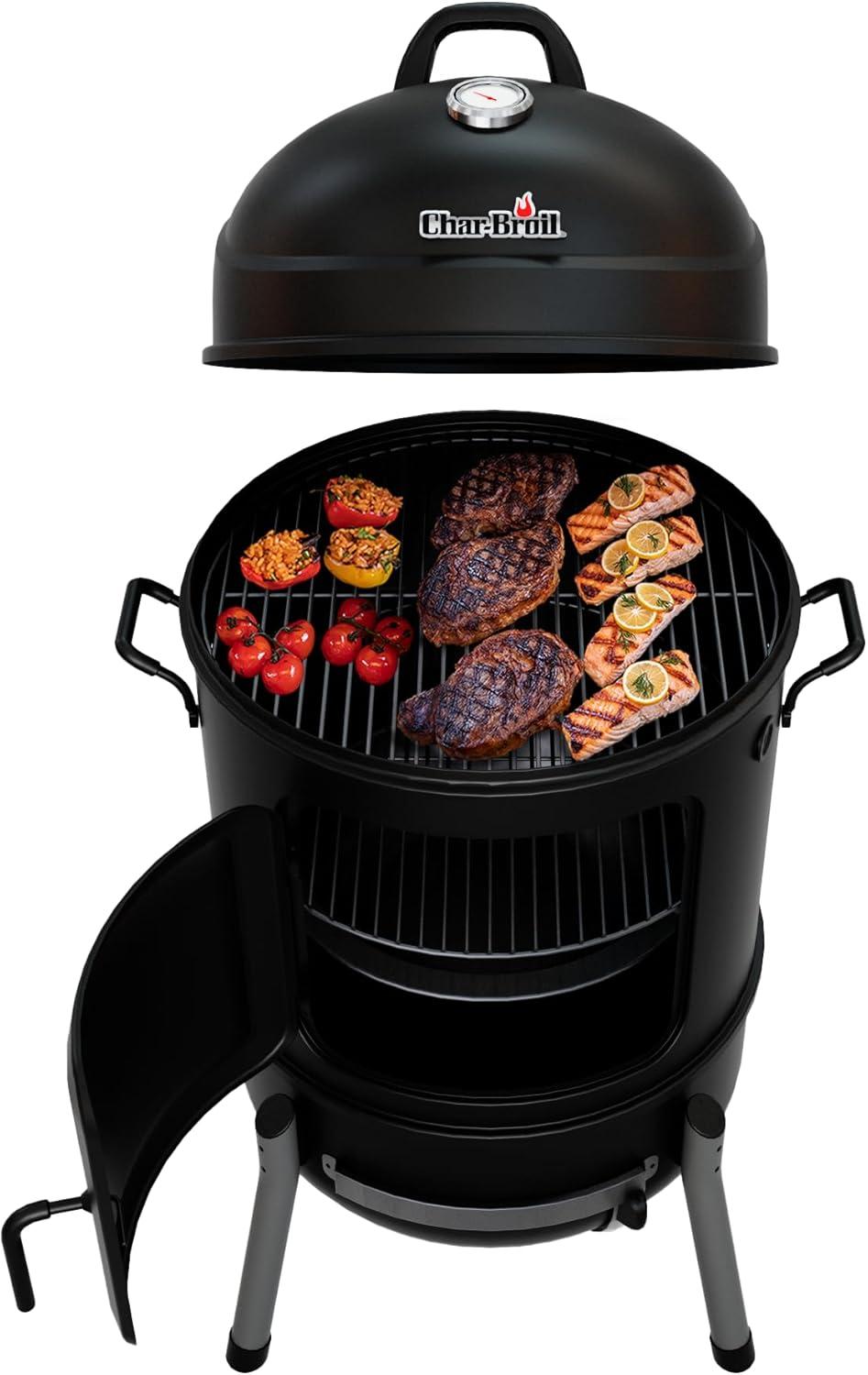 imageCharBroil Bullet Charcoal Smoker 16 18202075Black20