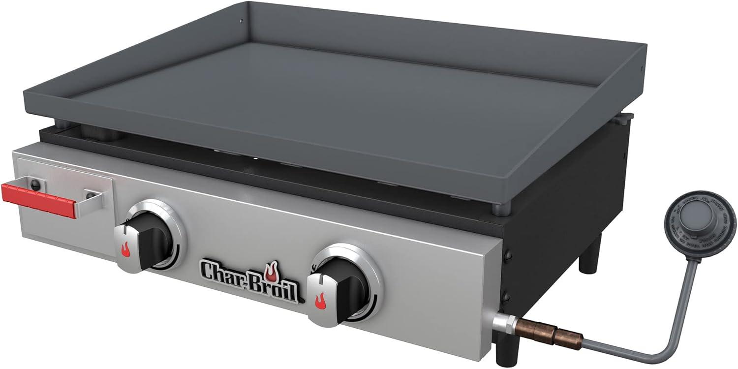 imageCharBroil Convective 2Burner Table Top Propane Gas Griddle 463614023