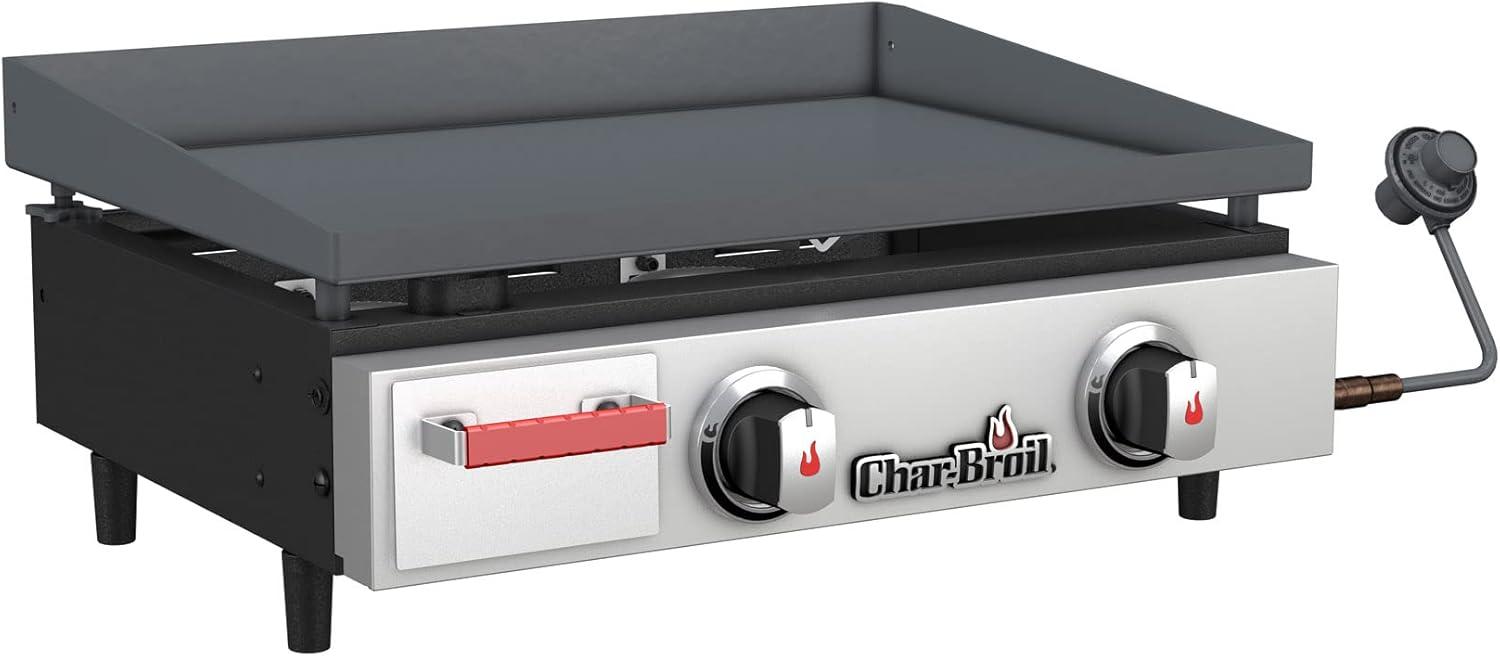imageCharBroil Convective 2Burner Table Top Propane Gas Griddle 463614023