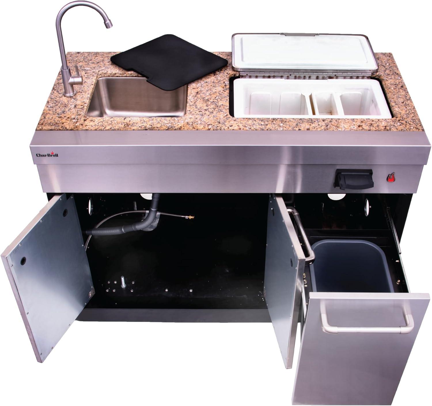 imageCharBroil Medallion Series Modular Outdoor Kitchen Stainless Steel Entertainment Module 463246418