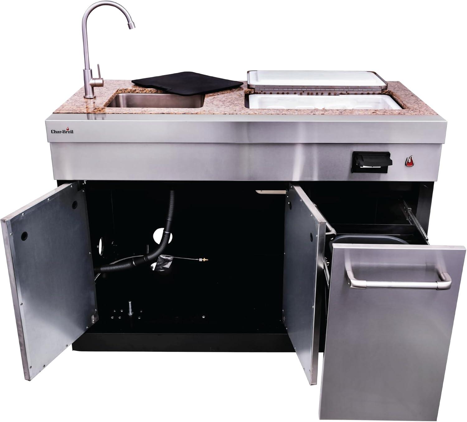 imageCharBroil Medallion Series Modular Outdoor Kitchen Stainless Steel Entertainment Module 463246418
