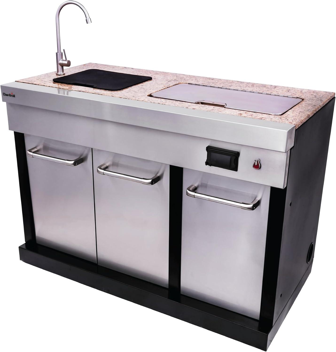 imageCharBroil Medallion Series Modular Outdoor Kitchen Stainless Steel Entertainment Module 463246418