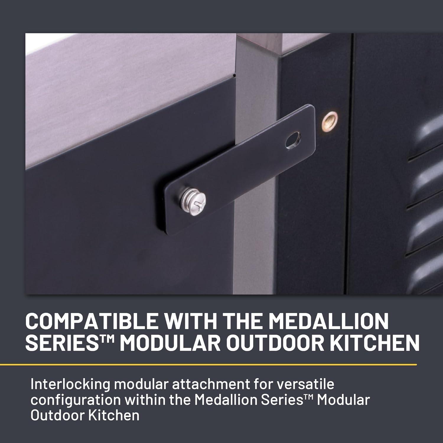 imageCharBroil Medallion Series Modular Outdoor Kitchen Stainless Steel Refrigerator 463246518