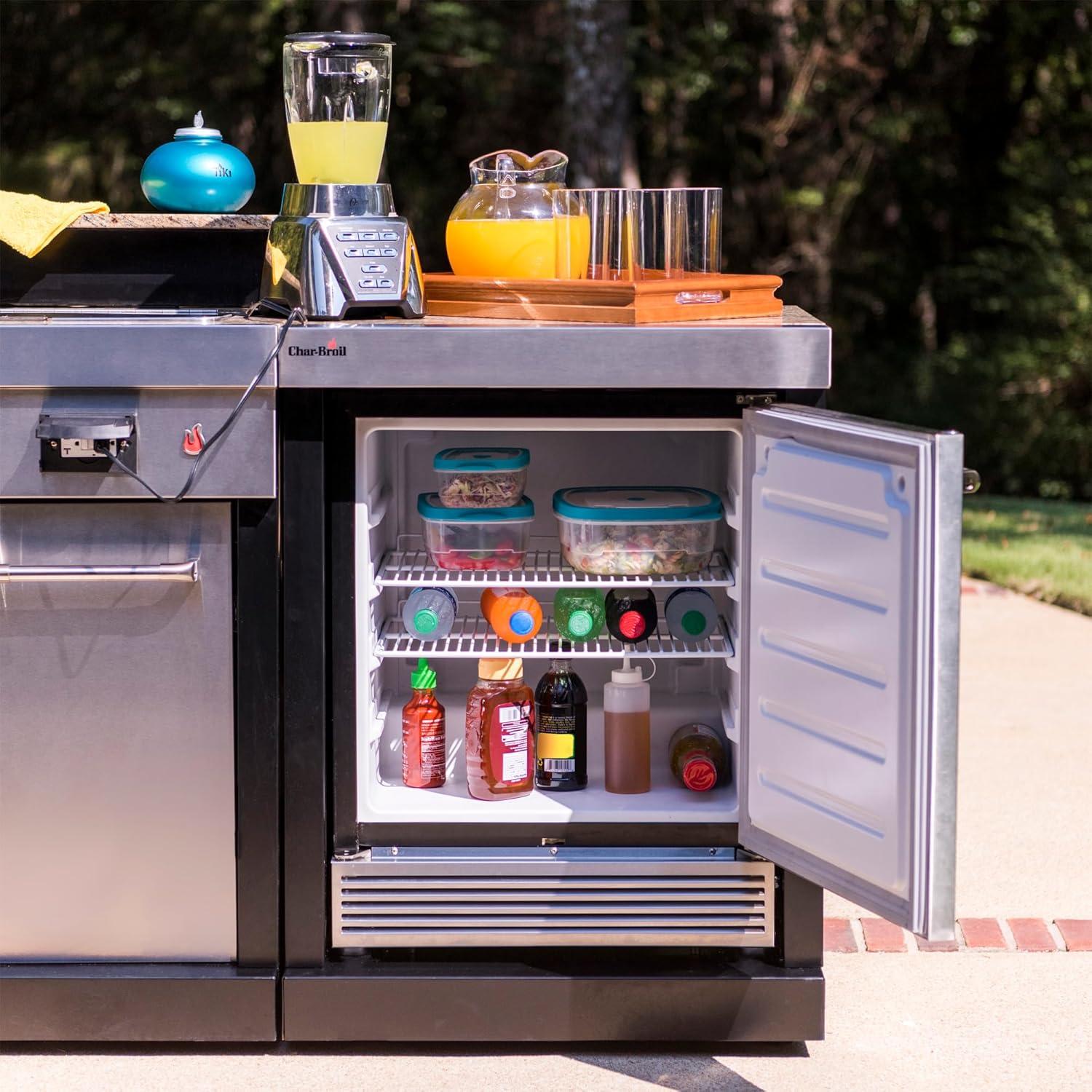 imageCharBroil Medallion Series Modular Outdoor Kitchen Stainless Steel Refrigerator 463246518