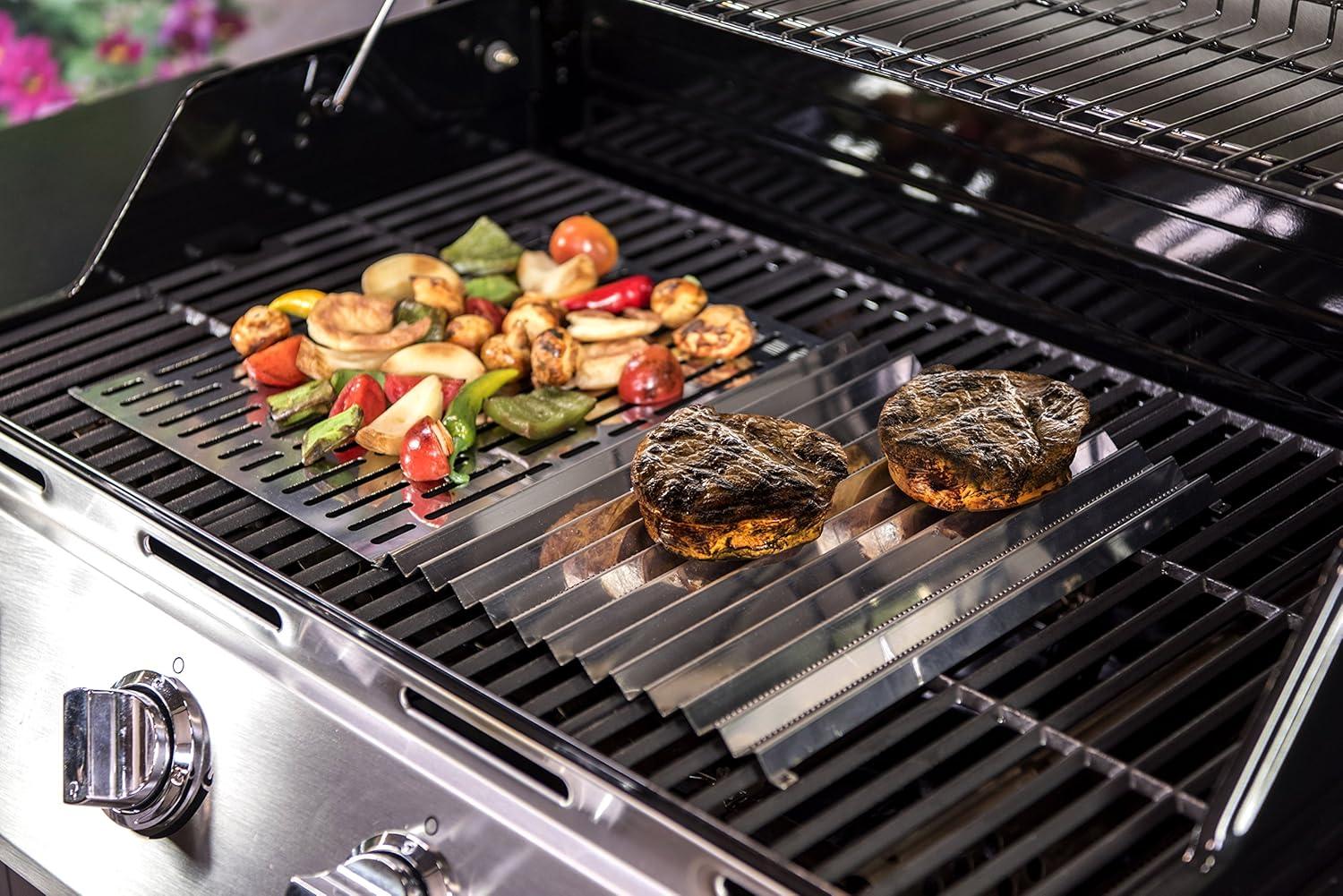imageCharBroil Reusable Stainless Steel Toppers 2 Pack