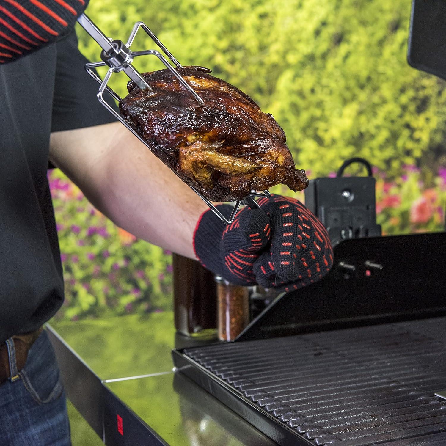 imageCharBroil Universal Rotisserie BlackRotisserie