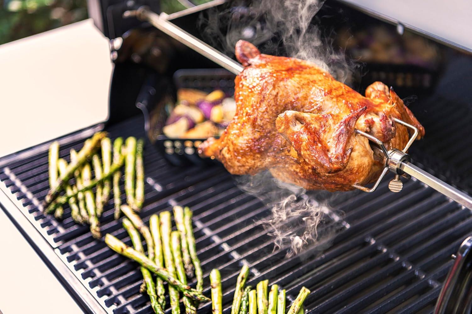 imageCharBroil Universal Rotisserie BlackRotisserie