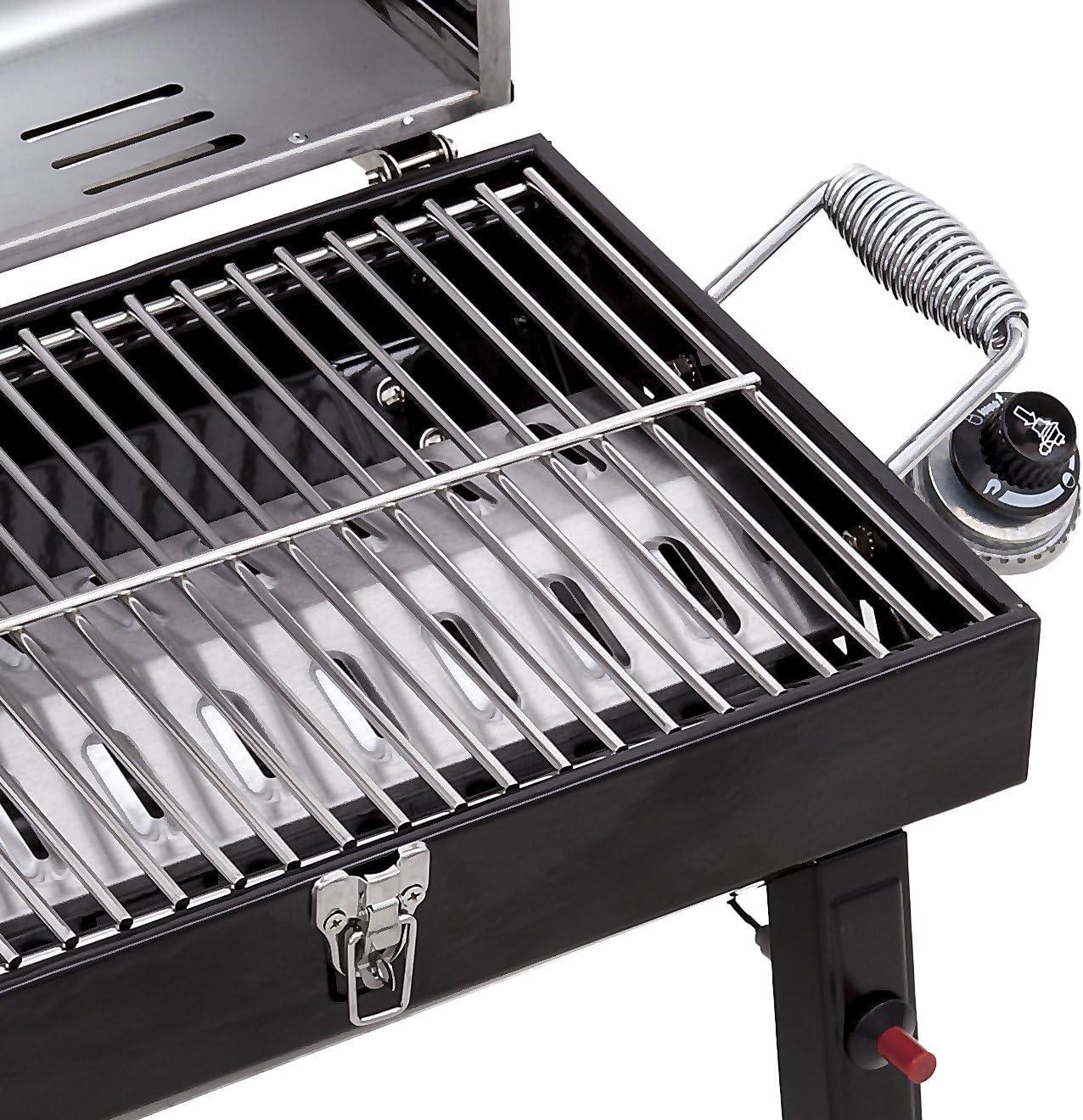 imageCharbroil 1Burner Portable Gas Grill Stainless Steel 465640214Stainless Steel Portable Grill
