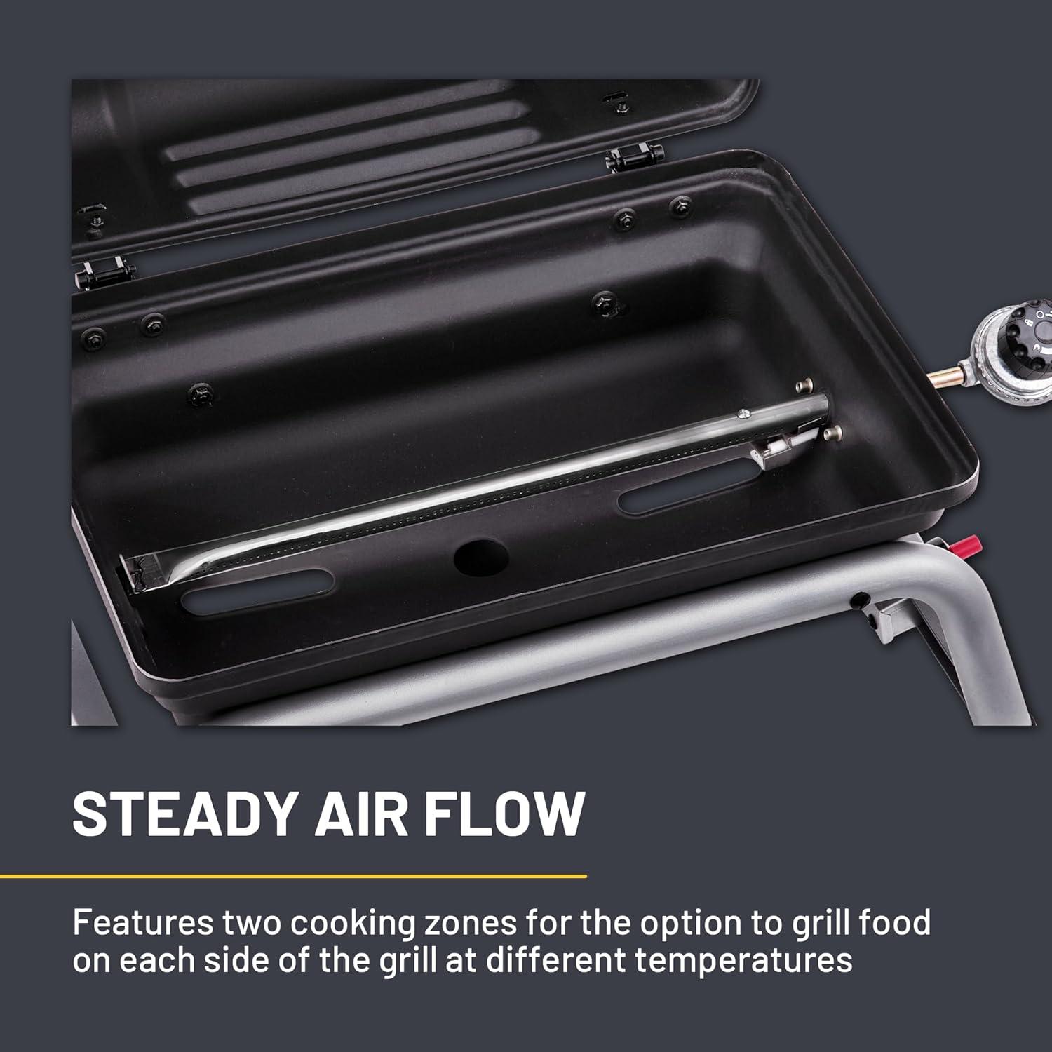 imageCharbroil 1Burner Portable Propane Gas Grill Black 17402049Portable Gas Grill