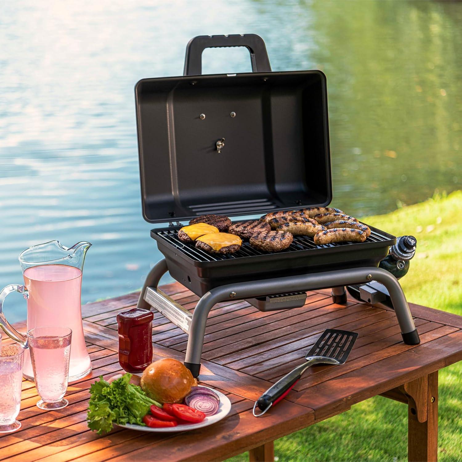 imageCharbroil 1Burner Portable Propane Gas Grill Black 17402049Portable Gas Grill
