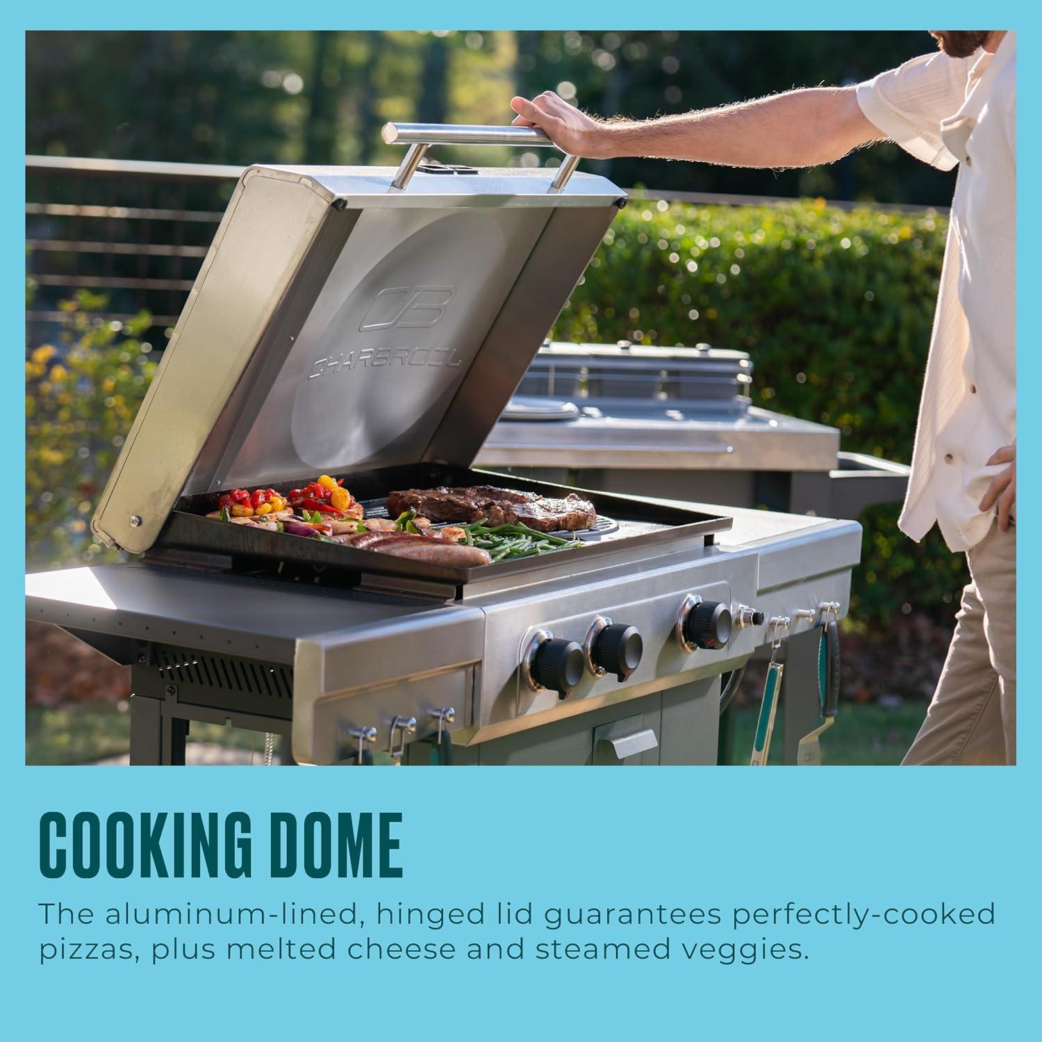 imageCharbroil 28 VersaTile 3Burner 5in1 Cooking Station 463717325