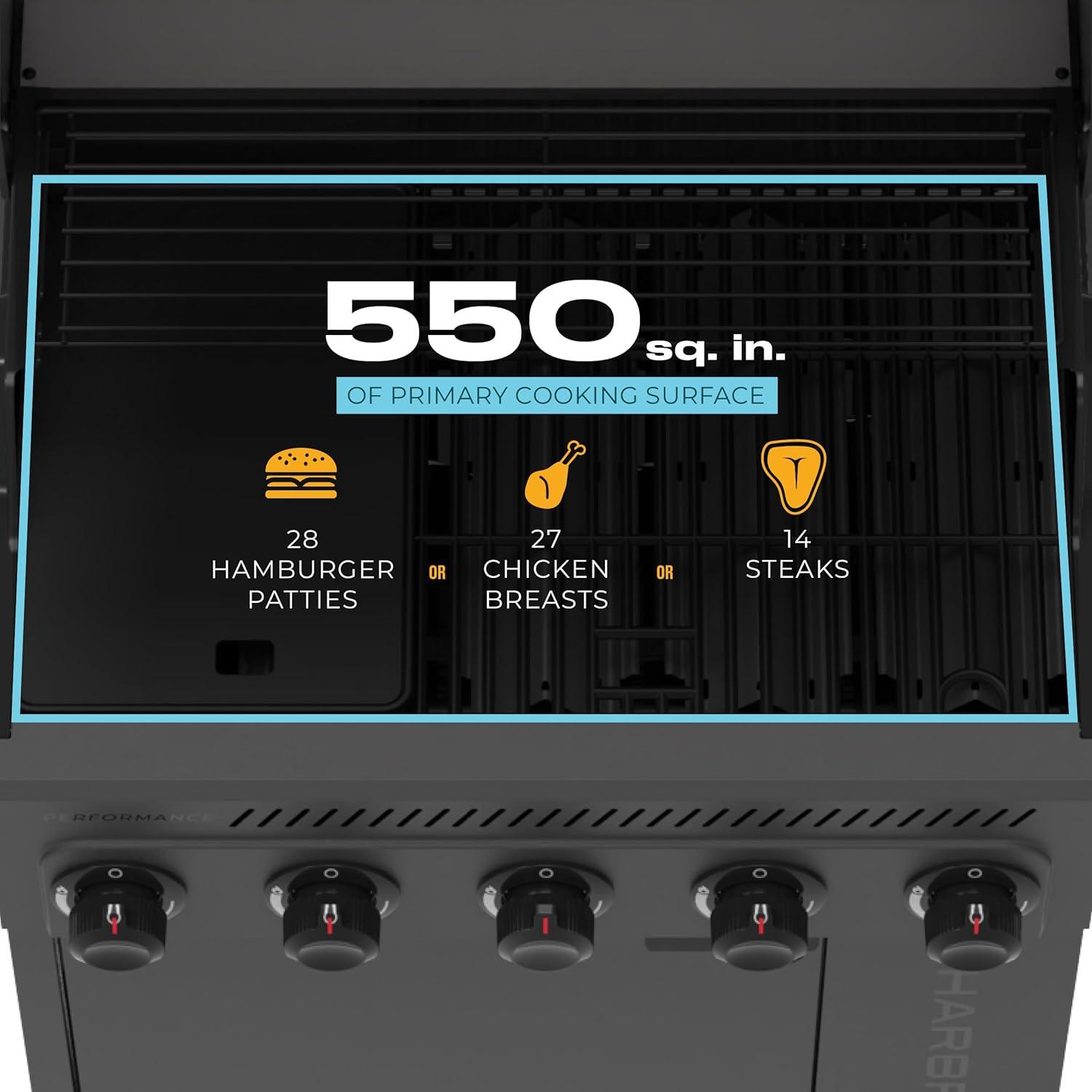 imageCharbroil 28 VersaTile 3Burner 5in1 Cooking Station 463717325