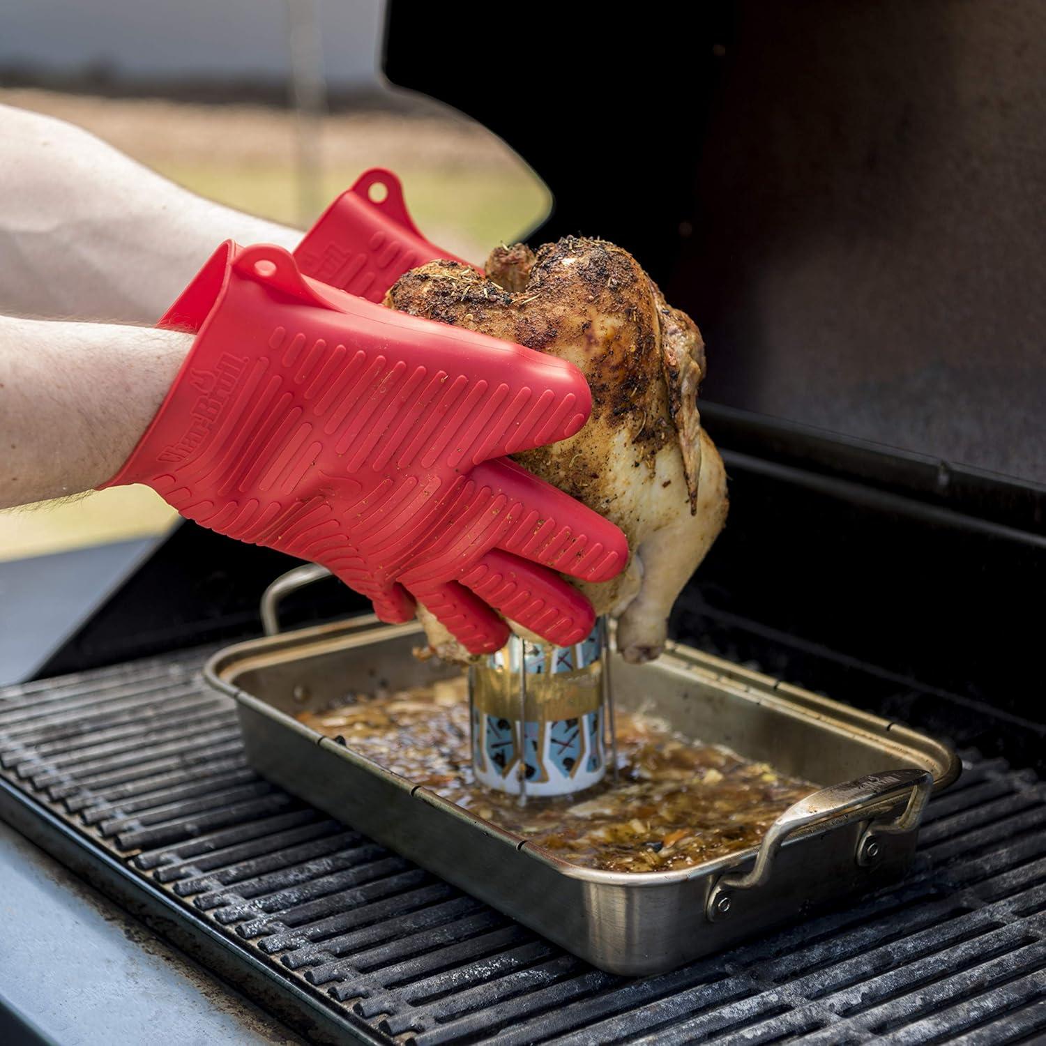 imageCharbroil Grill Folding Beer Can Chicken Roasting Rack 7884572R08One Size