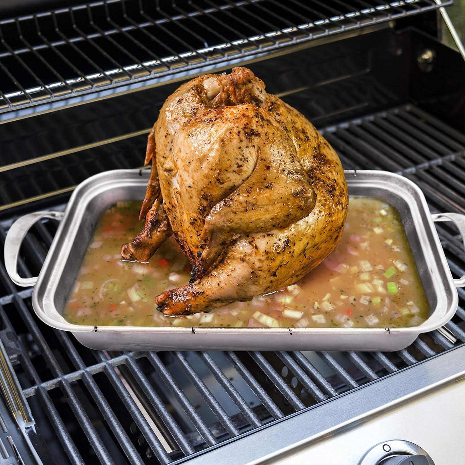 imageCharbroil Grill Folding Beer Can Chicken Roasting Rack 7884572R08One Size