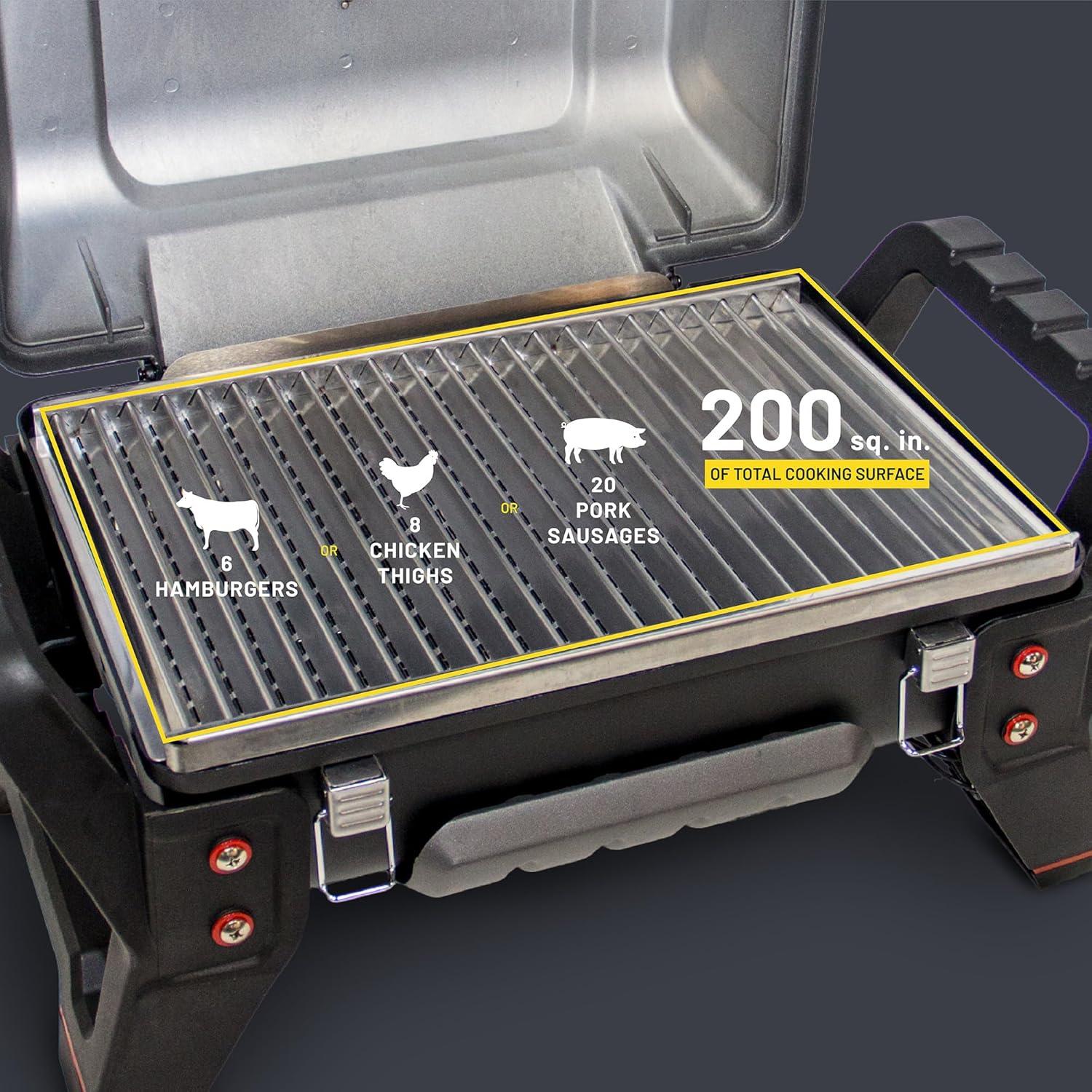 imageCharbroil Grill2Go X200 Portable Gas Grill Dark Grey 25409200Light Grey