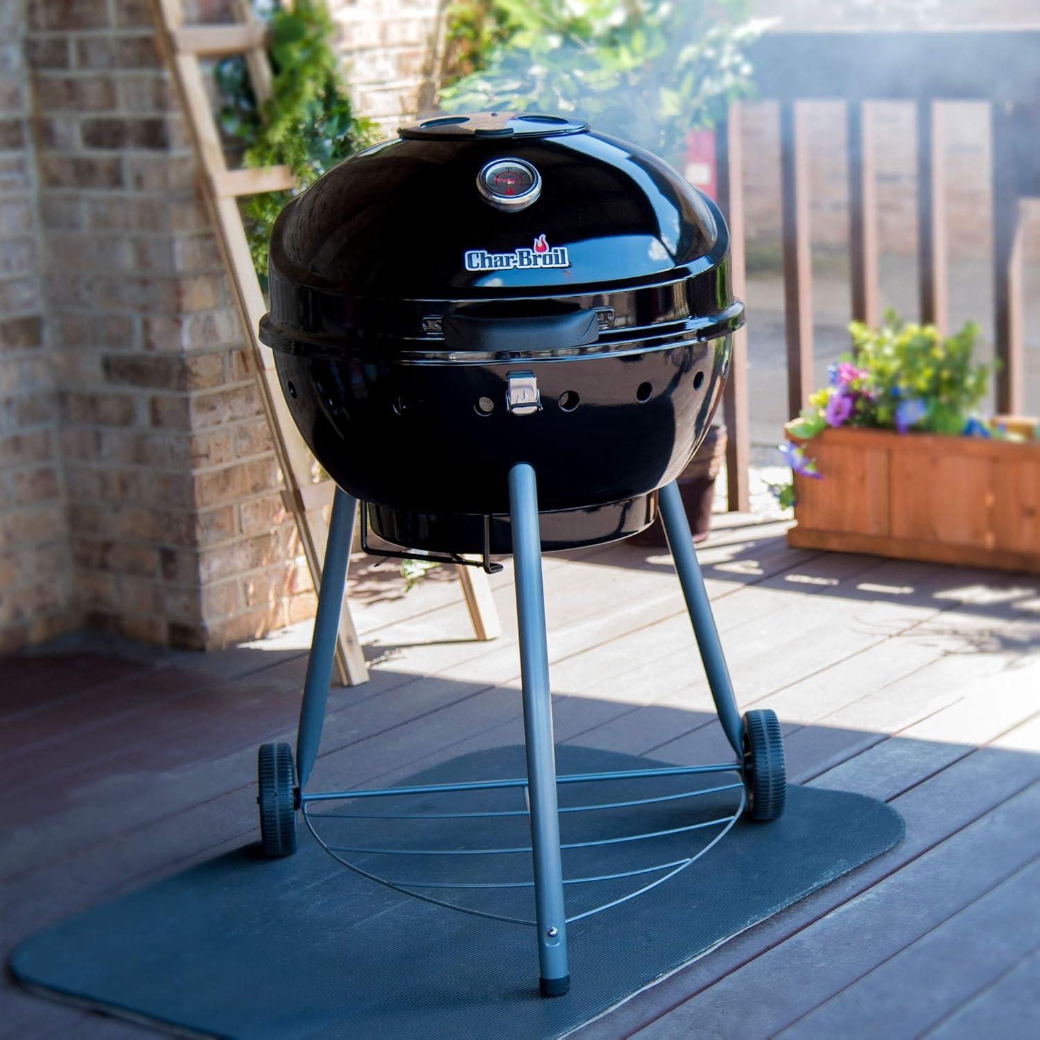 imageCharbroil Kettleman TRUInfrared Charcoal Grill Black 16301878Black