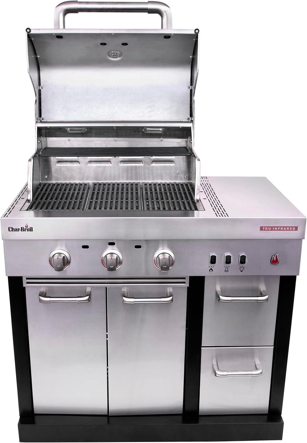 imageCharbroil Medallion Series Modular Outdoor Kitchen Amplifire 3Burner Gas Grill 463246018