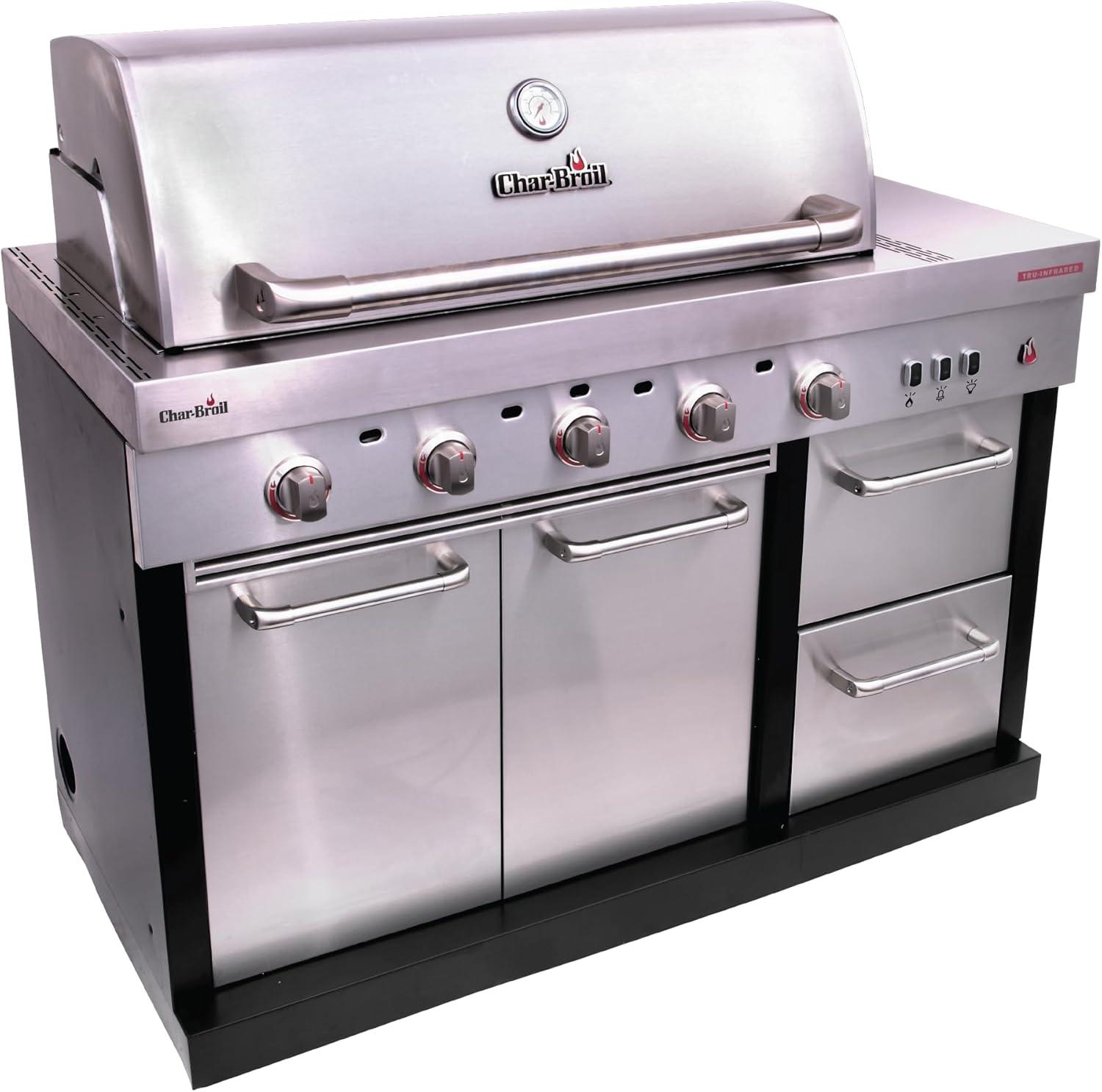 imageCharbroil Medallion Series Modular Outdoor Kitchen Amplifire 5Burner Gas Grill 463246118