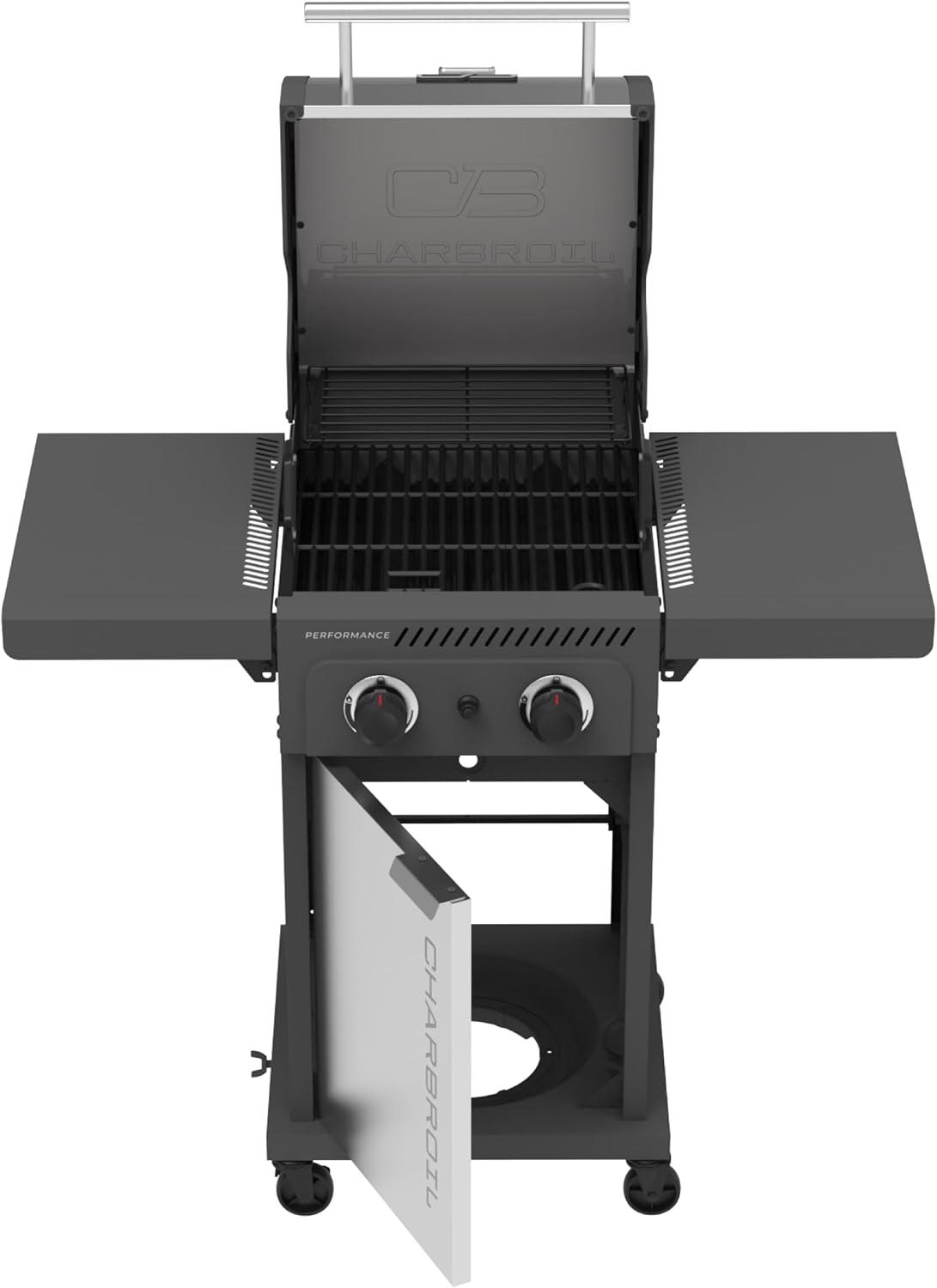 imageCharbroil Performance Series 2Burner Gas Grill Cabinet Stainless Steel 463638125Dark Grey