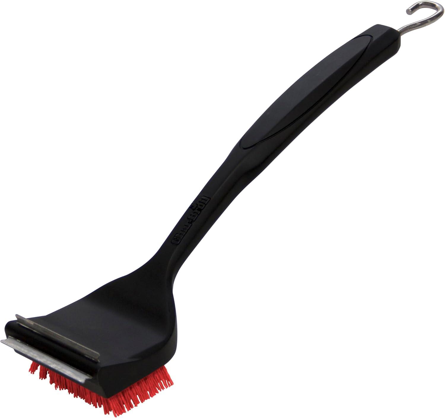 imageCharbroil Safer Replaceable Head Nylon Bristle Grill Brush with Cool Clean Technology CB1250038P6Red