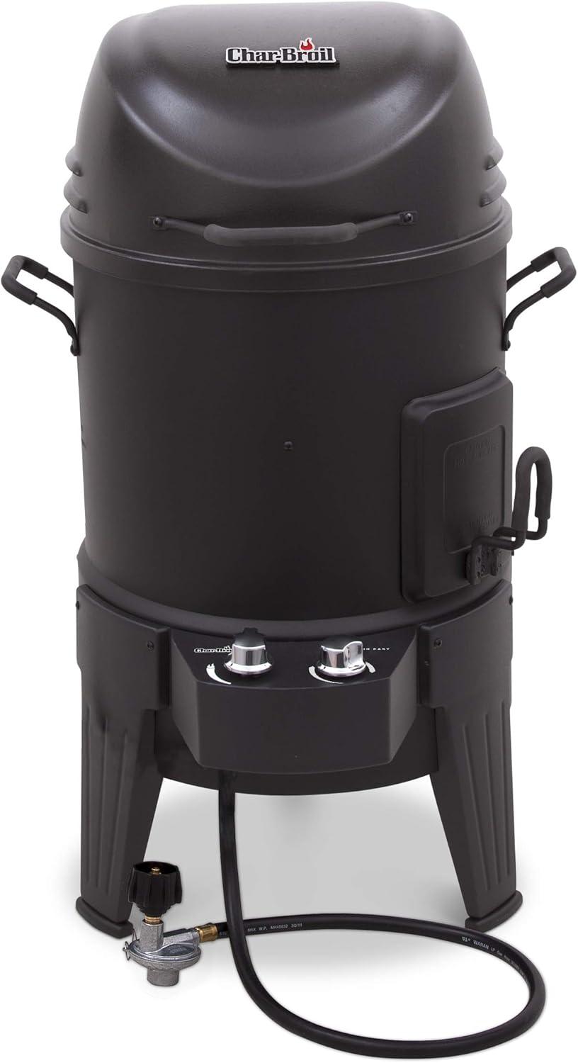 imageCharbroil The Big Easy TRUInfrared 3in1 Smoker Roaster amp Gas Grill Black 14101550Smoker Roaster Grill