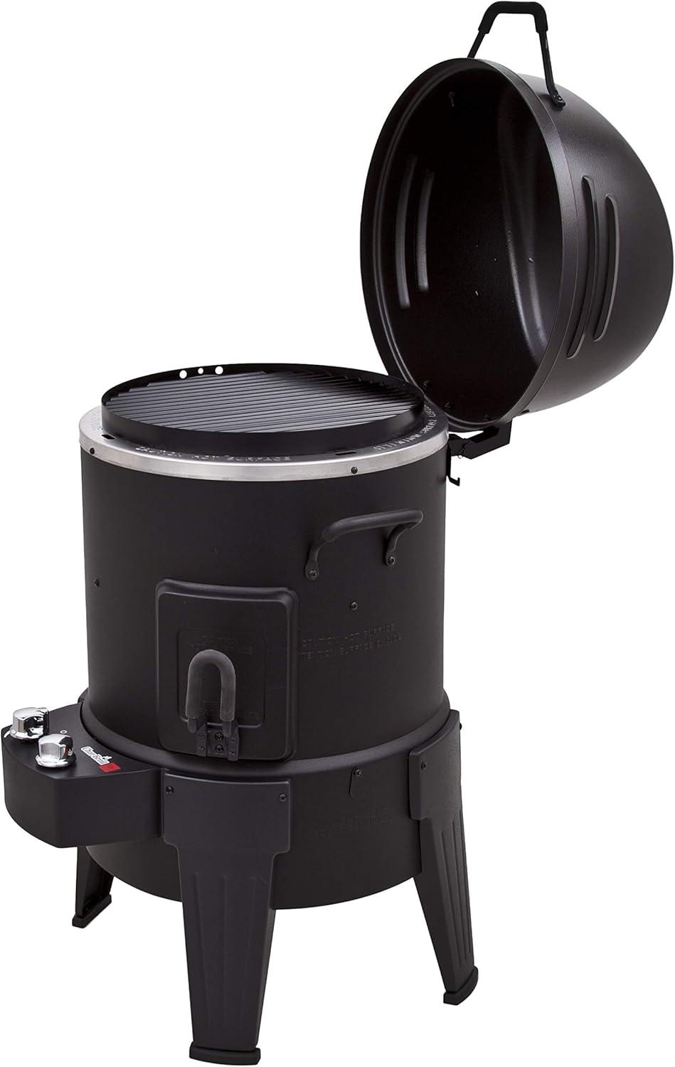 imageCharbroil The Big Easy TRUInfrared 3in1 Smoker Roaster amp Gas Grill Black 14101550Smoker Roaster Grill