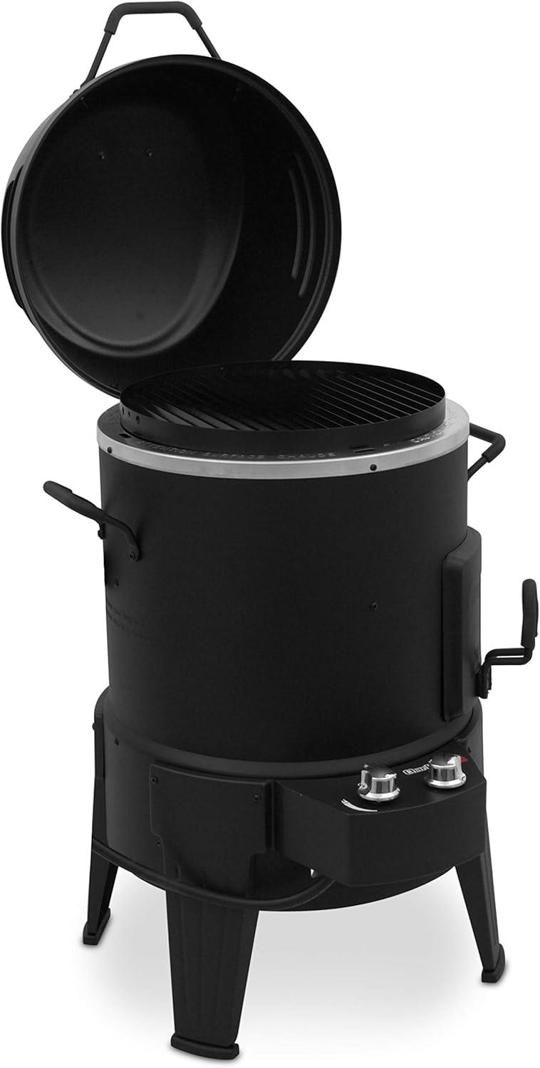 imageCharbroil The Big Easy TRUInfrared 3in1 Smoker Roaster amp Gas Grill Black 14101550Smoker Roaster Grill