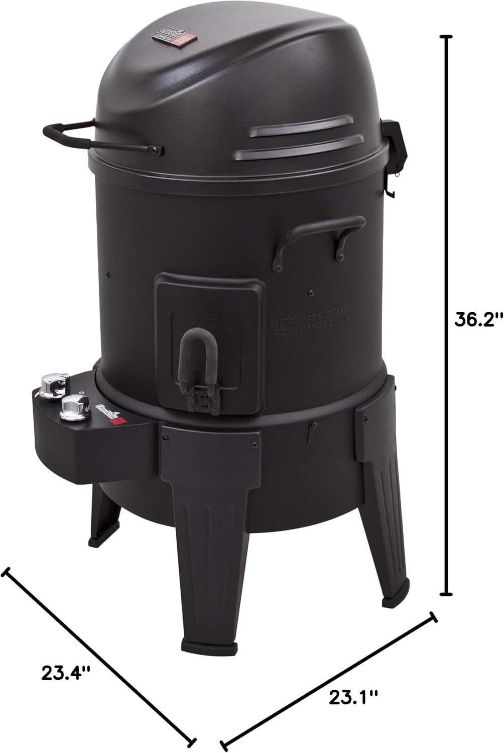 imageCharbroil The Big Easy TRUInfrared 3in1 Smoker Roaster amp Gas Grill Black 14101550Smoker Roaster Grill