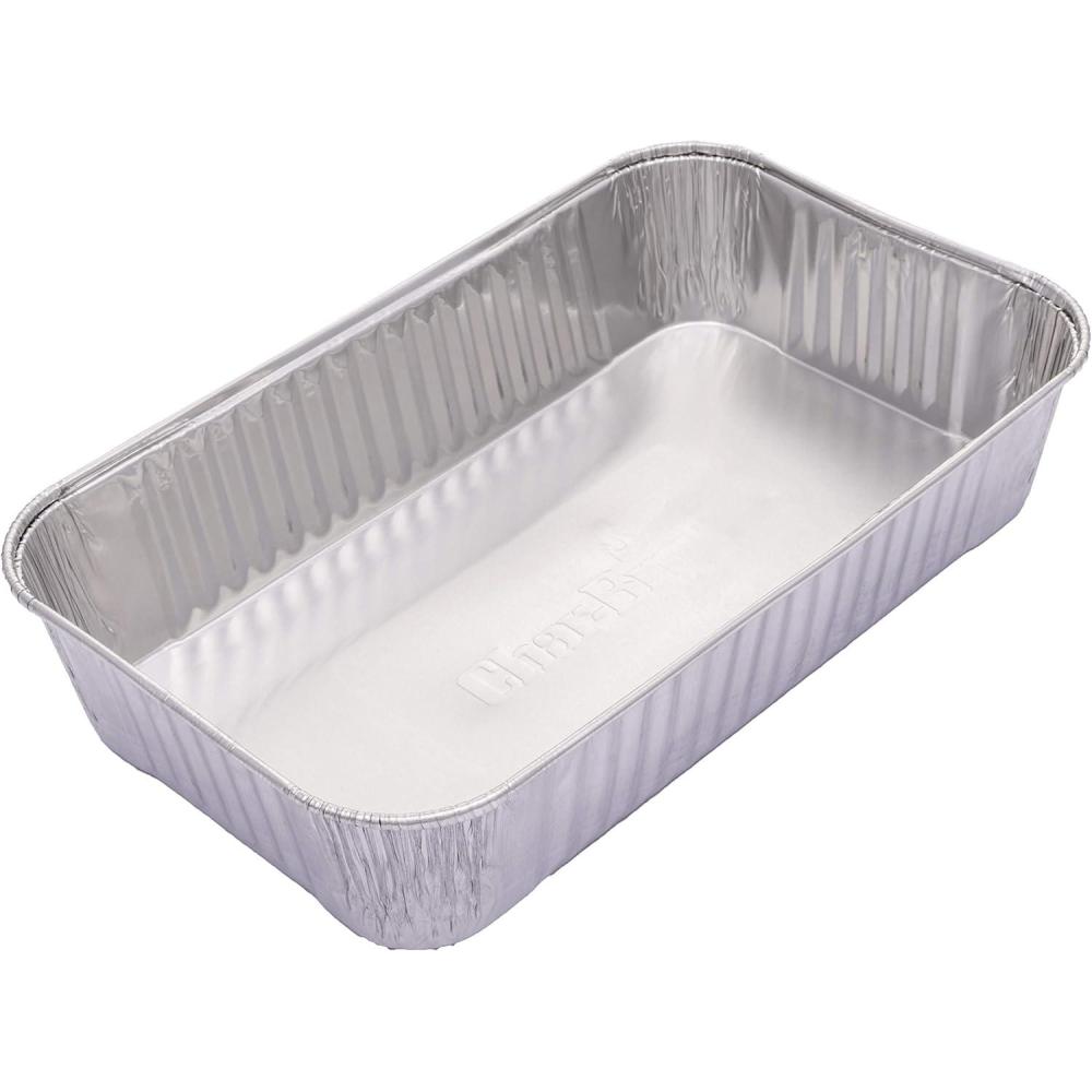 imageCharBroil 2425514W12 Big Easy Grease Tray Silver 5 packGrease Tray