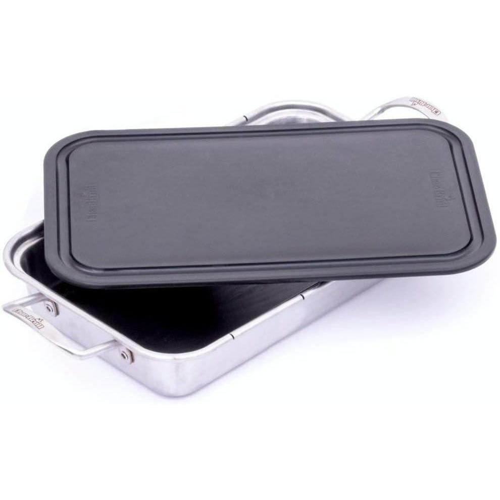 imageCharBroil 3526981P04 Grill Plus Roasting Pan amp Cutting Board Silver