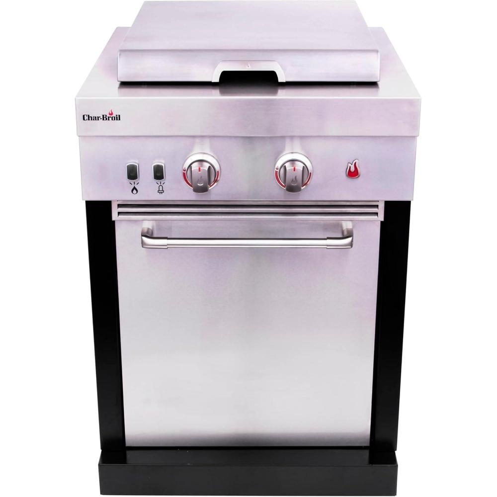 imageCharBroil Medallion Series Modular Outdoor Kitchen Dual Fuel Convective 2Burner Propane Gas Stainless Steel Stove Top 463246218