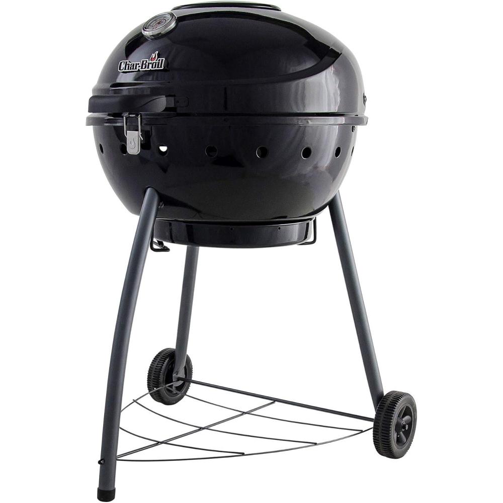 imageCharbroil Kettleman TRUInfrared Charcoal Grill Black 16301878Black