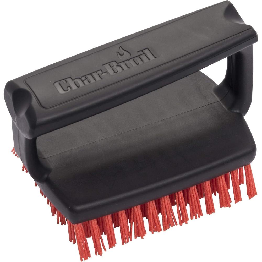 imageCharbroil Safer Handheld Grill Brush CB1250092R6Black and Red
