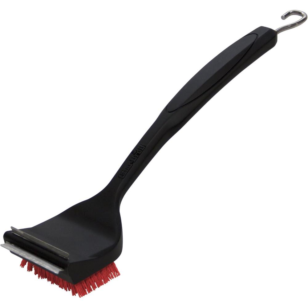 imageCharbroil Safer Replaceable Head Nylon Bristle Grill Brush with Cool Clean Technology CB1250038P6Red