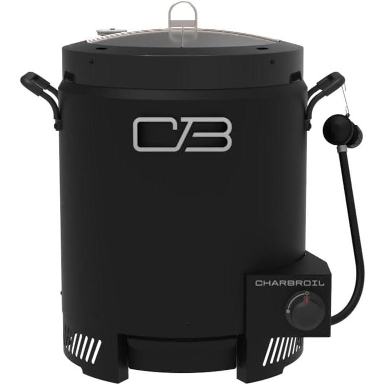 imageCharbroil The Big Easy OilLess Turkey Fryer Outdoor Air Fryer Propane Cooker Black 241021652026 Model
