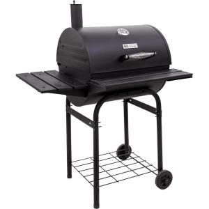 American Gourmet 21302030 625 Charcoal Barrel Grill, Black