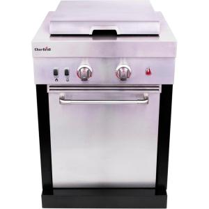 Char-Broil Medallion Series Modular Outdoor Kitchen Dual Fuel Convective 2-Burner Propane Gas Stainless Steel Stove Top – 463246218
